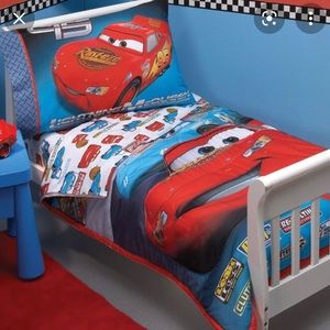 Disney cars Lightning McQueen toddler bedding set